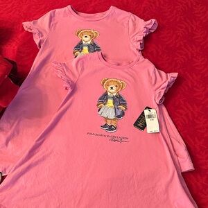 Ralph Lauren Pink Polo Bear Graphic Dress